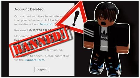 roblox account terminated|how to get your roblox account deleted.